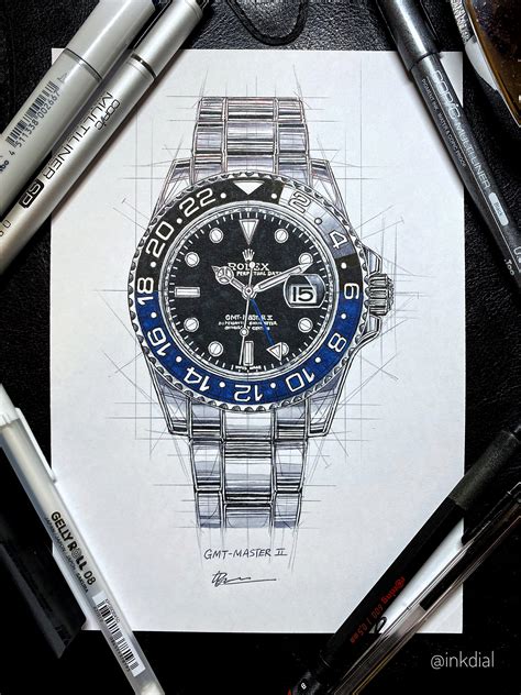 unique rolex drawings.